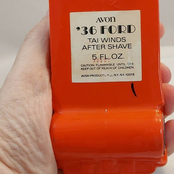 Vintage Avon 1936 Ford Tai Winds After Shave Bottle Empty w/cap - Picture 12 of 12